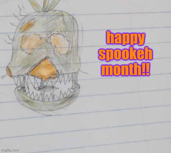 happy spookeh month!! | made w/ Imgflip meme maker