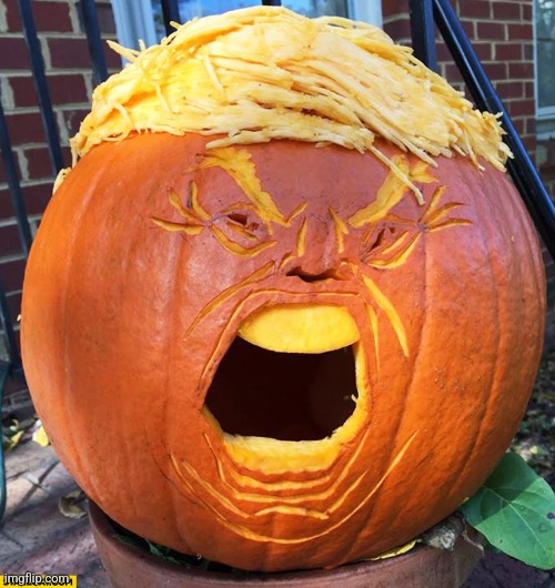 Donald Trump pumpkin | image tagged in donald trump pumpkin | made w/ Imgflip meme maker