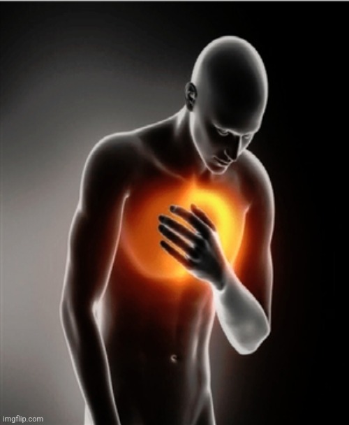 Heart Pain | image tagged in heart pain | made w/ Imgflip meme maker