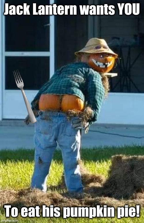 Halloween Moo | Jack Lantern wants YOU; To eat his pumpkin pie! | image tagged in halloween moo | made w/ Imgflip meme maker