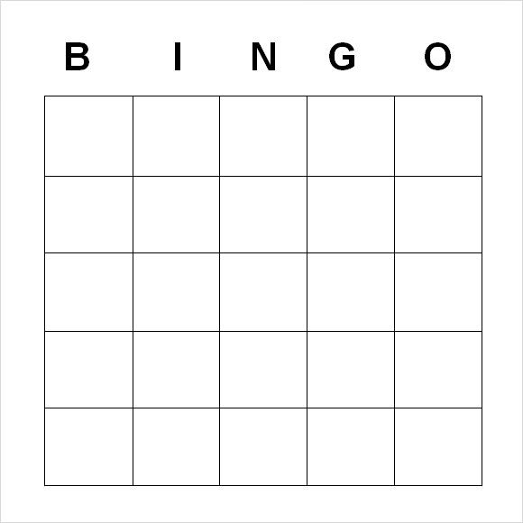 High Quality Bingo Chart TEMP Blank Meme Template