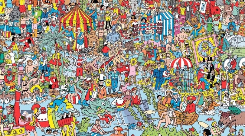 Find the pony | image tagged in where's waldo | made w/ Imgflip meme maker