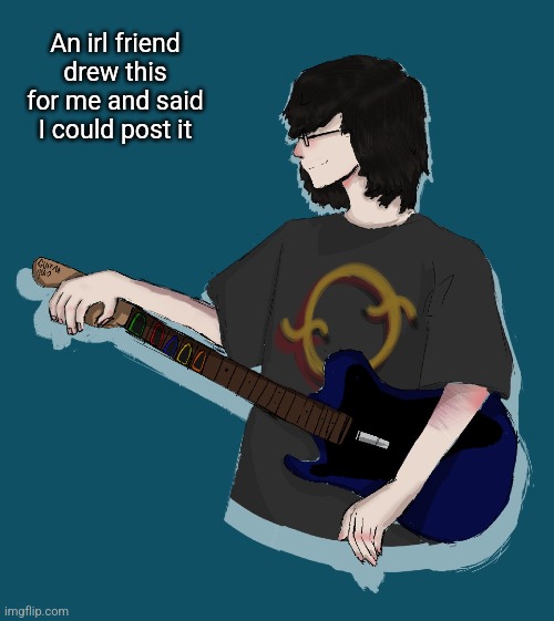 (TW. SH scars) | An irl friend drew this for me and said I could post it | made w/ Imgflip meme maker