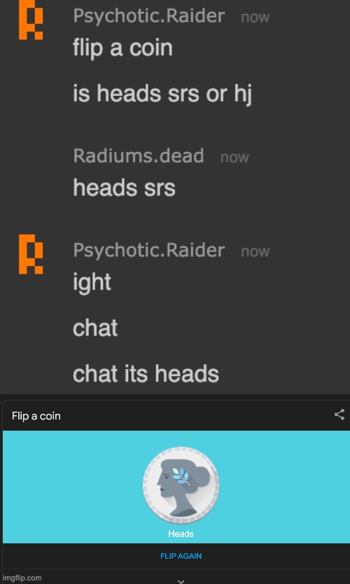 chat. | made w/ Imgflip meme maker