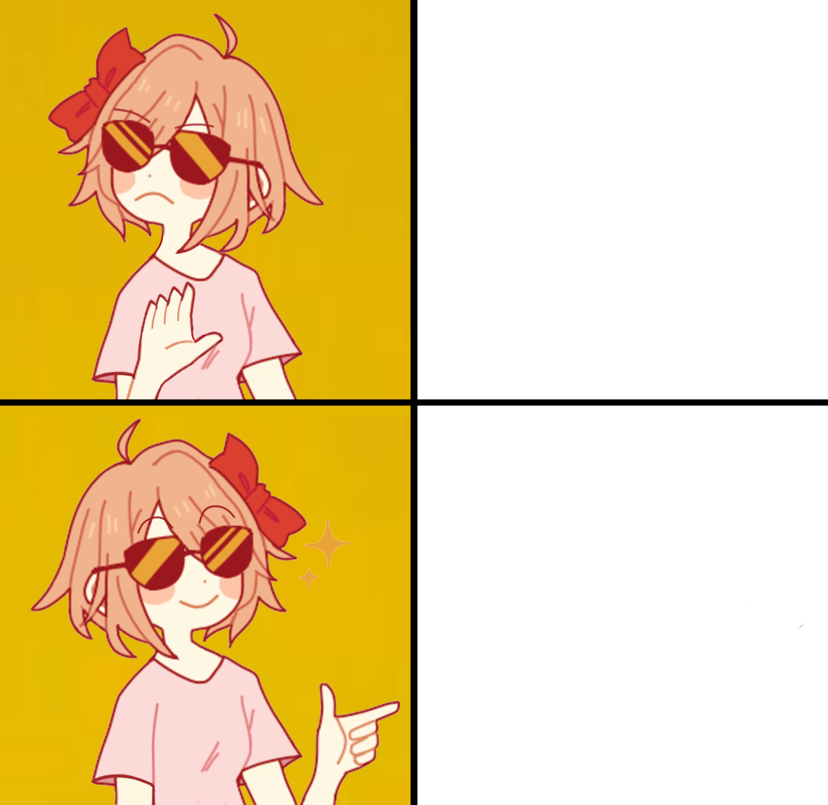 Natsuki Transgender Meme Template Blank Meme Template