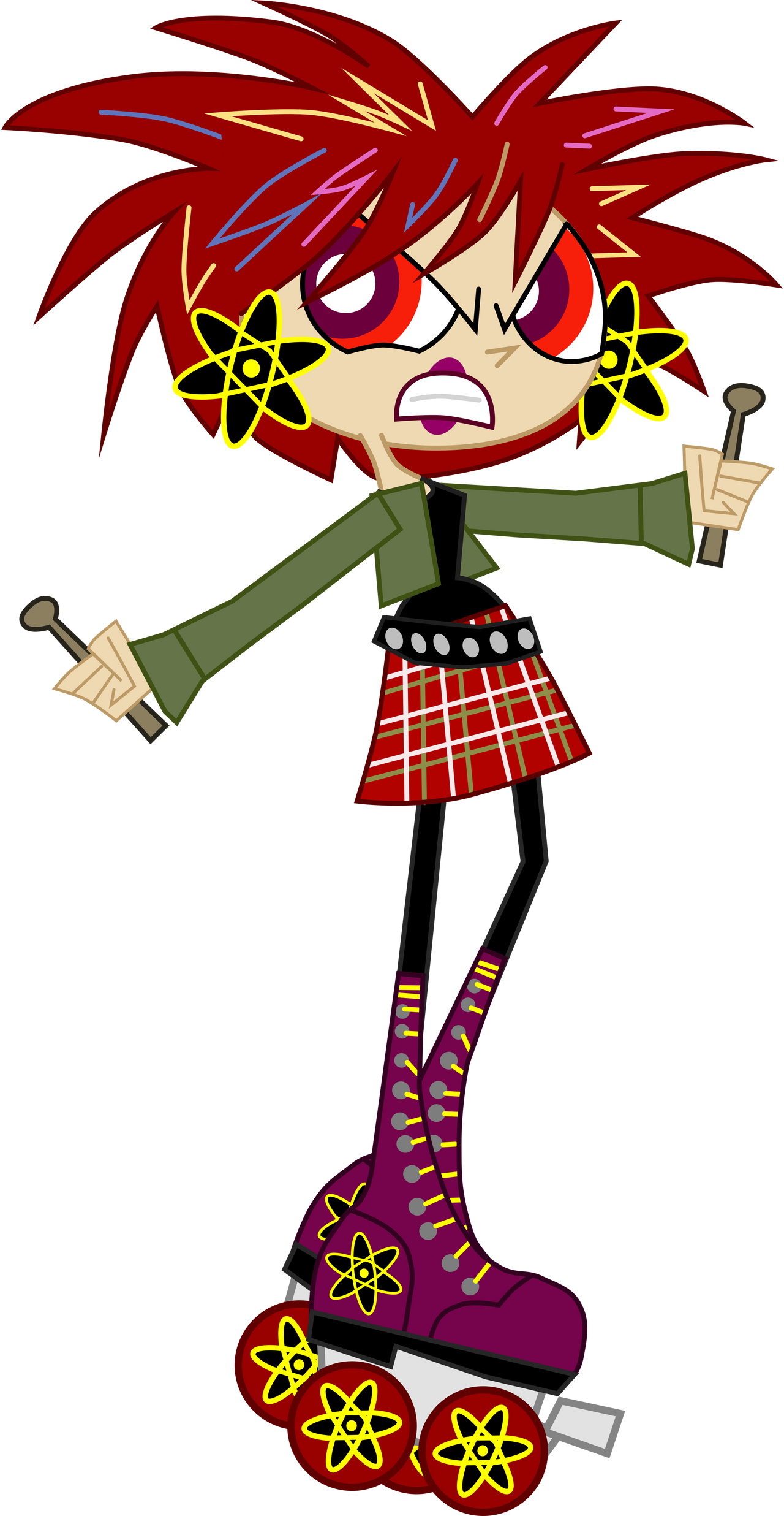 (Vector) Eris (Pose 3) Blank Meme Template