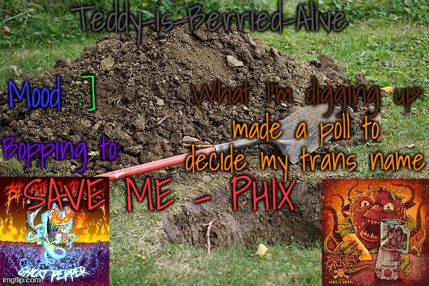 https://forms.gle/Mxu8eg698Gc8XuxVA | :]; made a poll to decide my trans name; SAVE ME - PHIX | image tagged in teddy-is-berried-alive's template | made w/ Imgflip meme maker