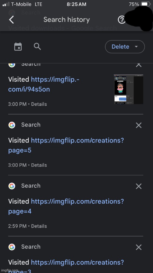 Search history leak | made w/ Imgflip meme maker