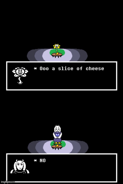 Bro pushed flowey | made w/ Imgflip meme maker