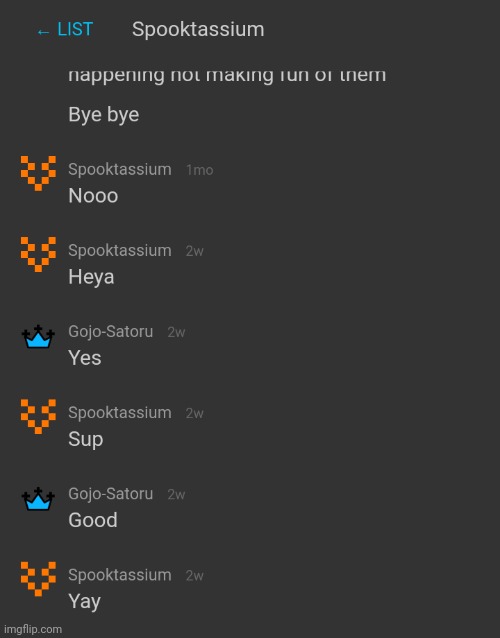 Idk why he wanted me to reveal it but ok | made w/ Imgflip meme maker