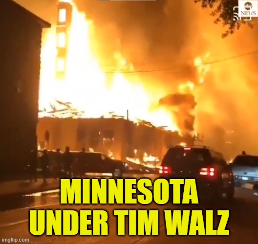 Minnesota under Tim Walz was mostly peaceful | MINNESOTA
UNDER TIM WALZ | image tagged in riots,looting,looters,maga,make america great again,vice president | made w/ Imgflip meme maker