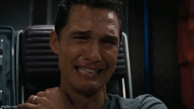 gif Matthew McConaughey crying | image tagged in gif matthew mcconaughey crying | made w/ Imgflip meme maker