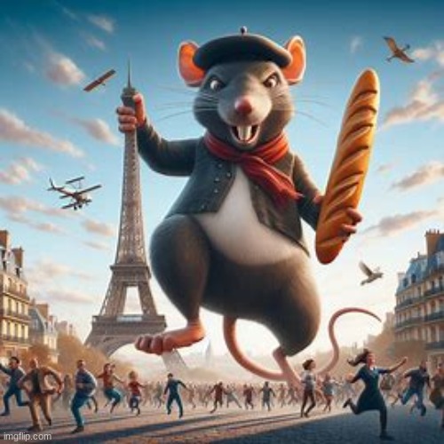 rat destroys fr*nce | made w/ Imgflip meme maker