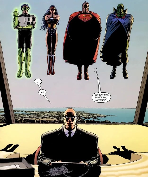 High Quality Lex Luthor "Ah" meme Blank Meme Template