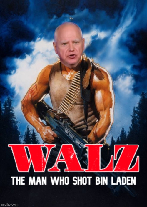 Tim Walz: War Hero | image tagged in tim walz,democrats,stolen valor,liar,war hero,pathological liar | made w/ Imgflip meme maker