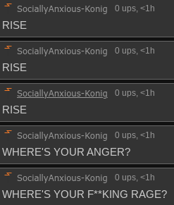 SAK idfk RISE RISE RISE Blank Meme Template