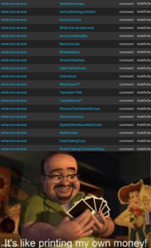 me if banning Blue alts was a job | made w/ Imgflip meme maker