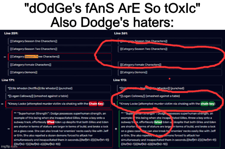 This is a "Locke & Key" reference to those who didn't know. | "dOdGe's fAnS ArE So tOxIc"
Also Dodge's haters: | image tagged in locke and key,dodge,haters,toxic,memes | made w/ Imgflip meme maker