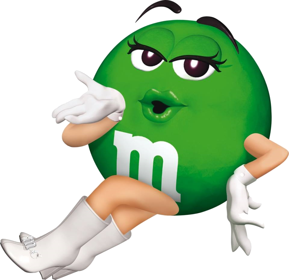 M&M'S Green (1997) Blank Meme Template