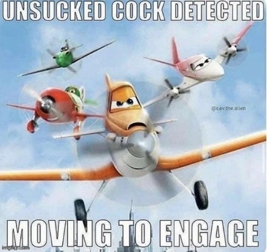 can we comment this whenever foxy_501 posts | image tagged in planes unsucked cock detected | made w/ Imgflip meme maker