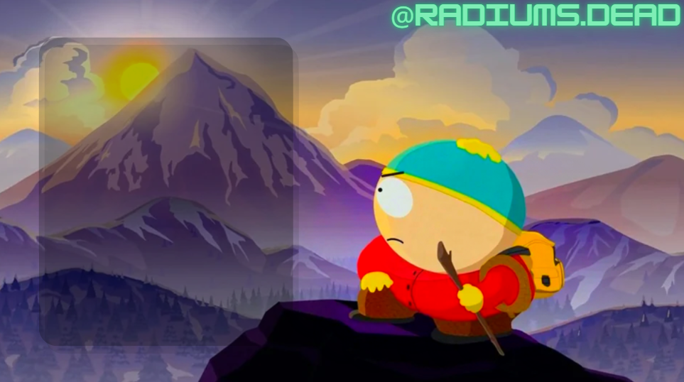 radiums.dead cartman template Blank Meme Template