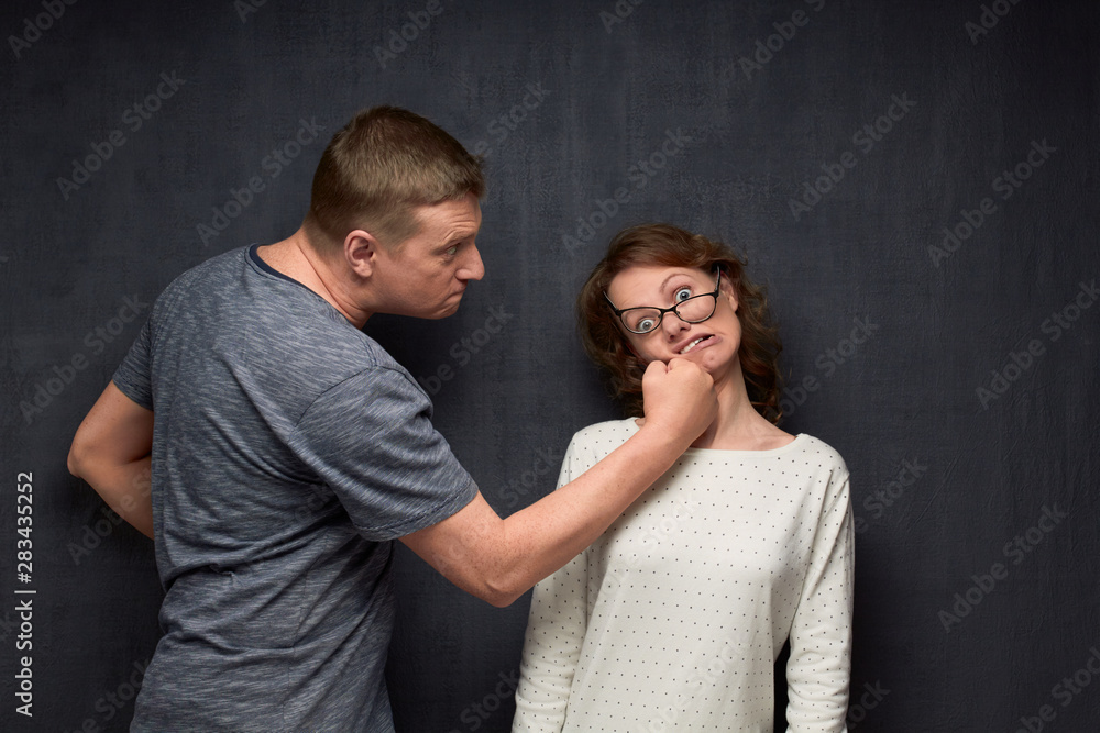 Man Punching Woman Blank Meme Template