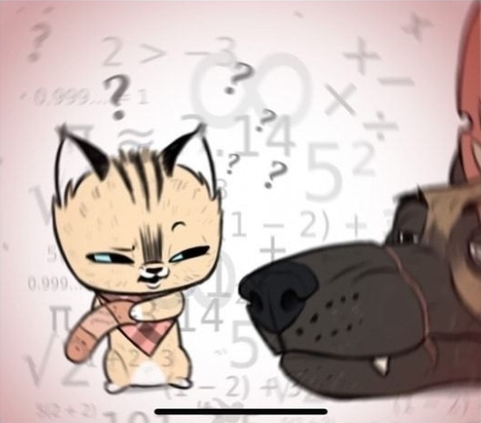 Pixie and Brutus Confused Thinking Blank Meme Template