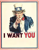 I want YOU poster Blank Meme Template