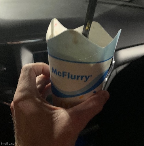 The new McFlurry cup is bad | made w/ Imgflip meme maker