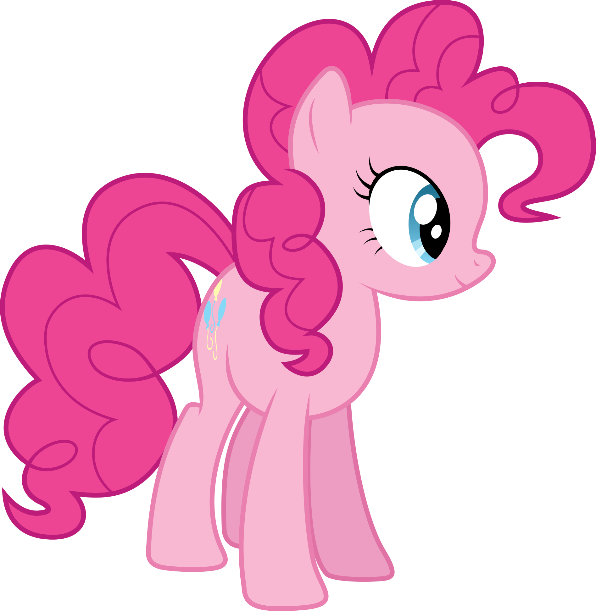 High Quality MLP: FIM Pinkie Pie (2010) Blank Meme Template