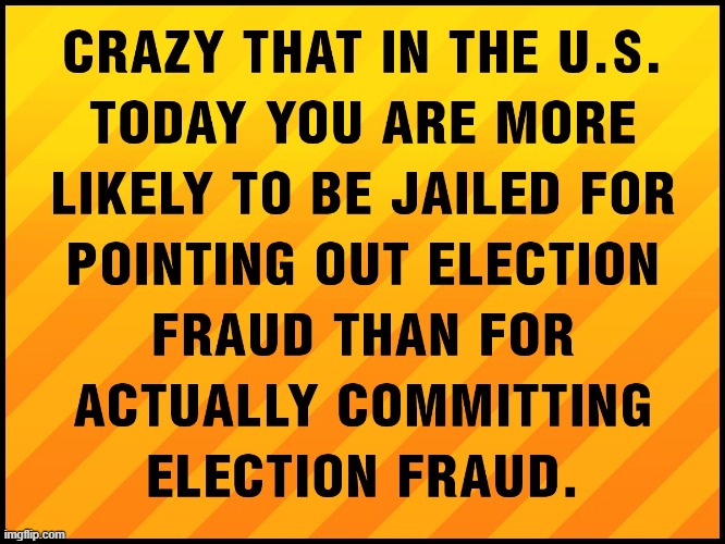 Isn't this the truth?! | image tagged in voter fraud,election fraud,cheaters,gonna cheat,stealing,election | made w/ Imgflip meme maker