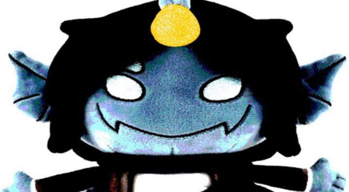 Sebastian plush but you can edit Blank Meme Template