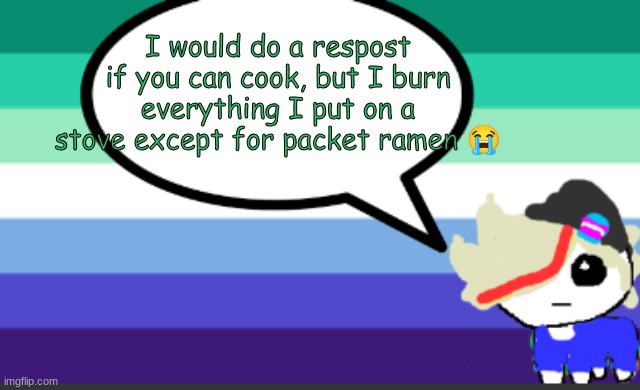 my ass almost burned the house down making TOAST. | I would do a respost if you can cook, but I burn everything I put on a stove except for packet ramen 😭 | image tagged in grey mini temp | made w/ Imgflip meme maker