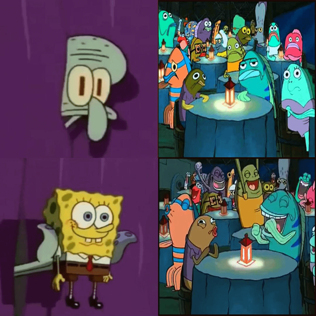 Spongebob talent show Blank Meme Template