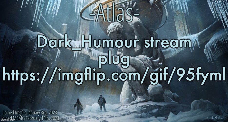 Silver Announcement Template 11.0 Template | Dark_Humour stream plug
https://imgflip.com/gif/95fyml | image tagged in silver announcement template 11 0 template | made w/ Imgflip meme maker