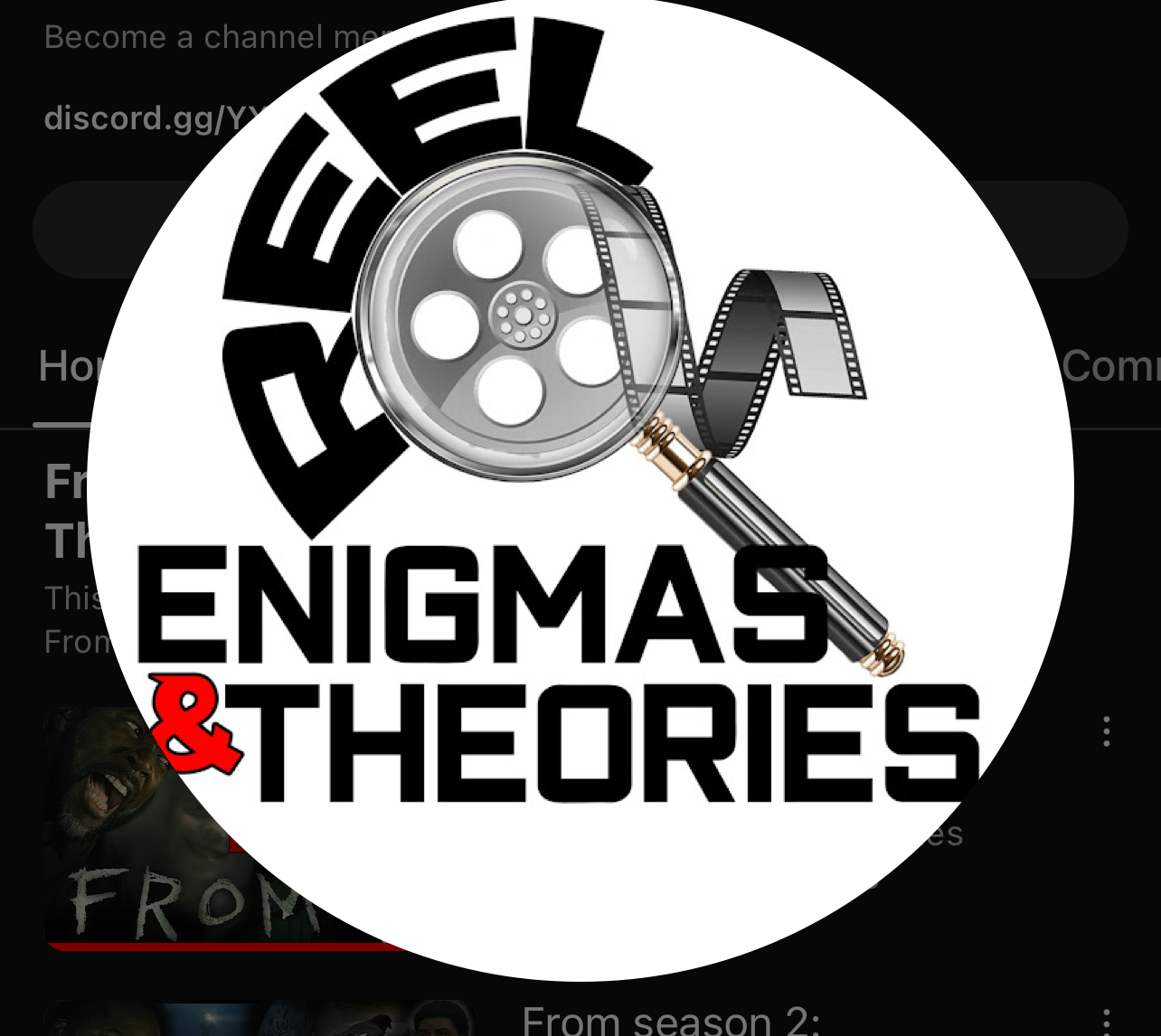 Reel Enigmas & Theories Blank Meme Template