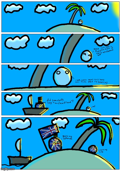 UK in nutshell | image tagged in comics,countryballs,uk,british | made w/ Imgflip meme maker