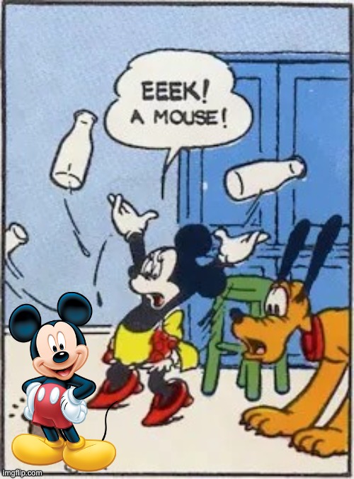 Eek a mouse | image tagged in eek a mouse | made w/ Imgflip meme maker