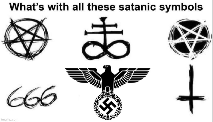 Evil Nazi | image tagged in nazi,satanism,satan,nazis,memes,funny | made w/ Imgflip meme maker