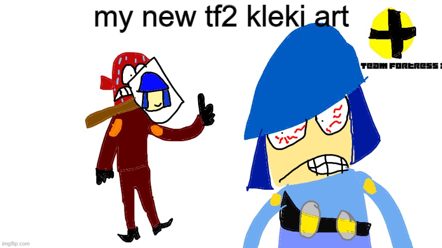 Soldier vs Spy | my new tf2 kleki art | image tagged in tf2,soldier,spy,team fortress 2,valve,half-life | made w/ Imgflip meme maker