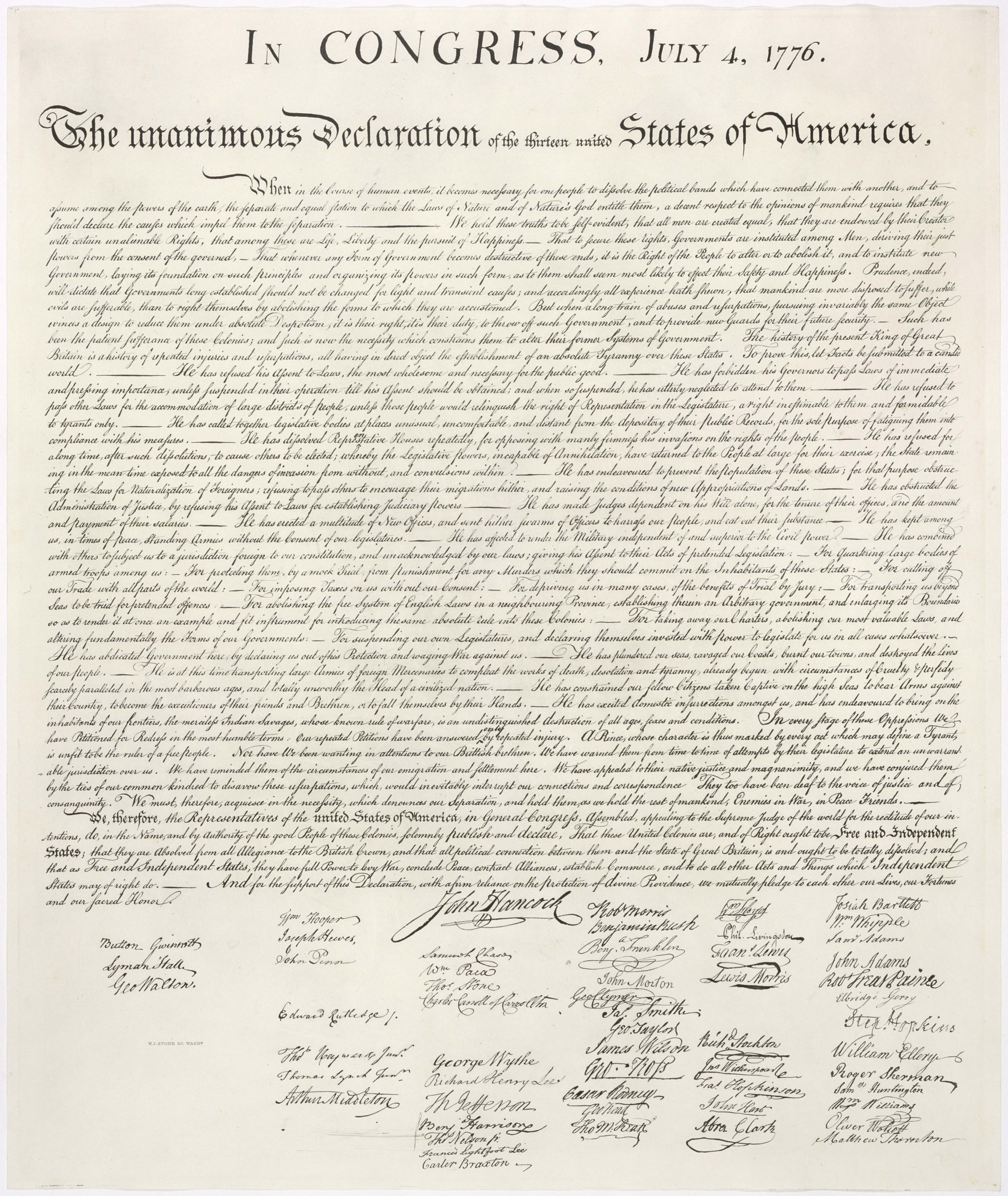 American Declaration Blank Meme Template