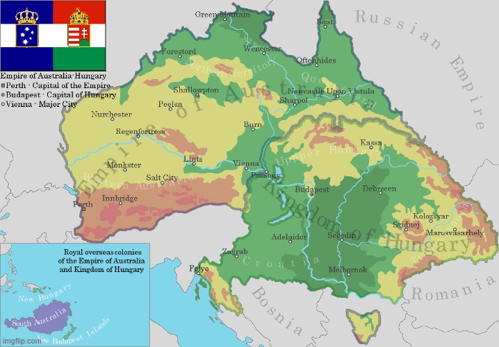 Australia-Hungary. | image tagged in vinny x theyesninja | made w/ Imgflip meme maker