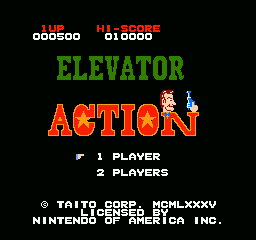 Elevator action gun Blank Meme Template