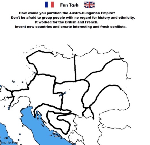 Partition Austria-Hungary! | image tagged in partition austria-hungary | made w/ Imgflip meme maker