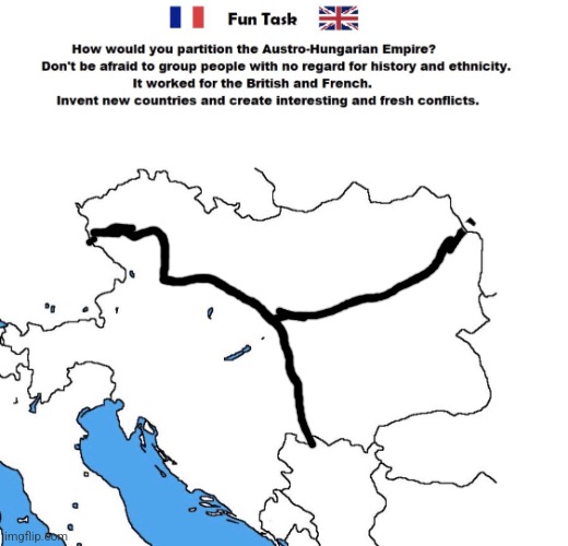 Partition Austria-Hungary! | image tagged in partition austria-hungary | made w/ Imgflip meme maker