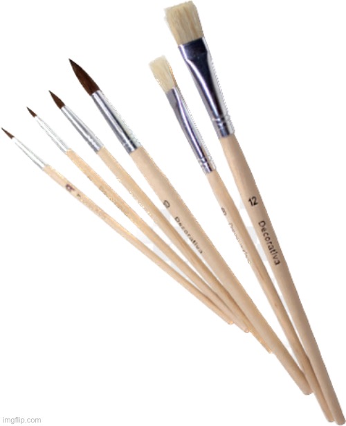 Paintbrushes | image tagged in paintbrushes | made w/ Imgflip meme maker