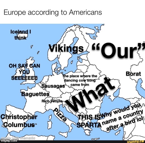 Europe according to Americans | image tagged in mcdonalds,burgers,bald eagle,freedom,europe | made w/ Imgflip meme maker