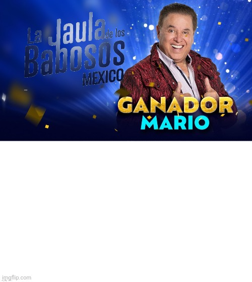 Mario Bezares la jaula de los babosos Blank Meme Template