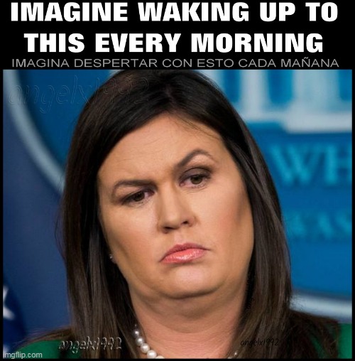 image tagged in wives,marriage,mornings,inbred,arkansas,sarah sanders | made w/ Imgflip meme maker