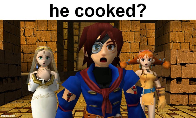 he cooked? | made w/ Imgflip meme maker